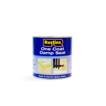 Rustins Damp Seal Paint – Water-Resistant Primer for Walls and Ceilings, Effectively Seals Damp Stains, Quick-Drying and Easy to Apply for Long-Last