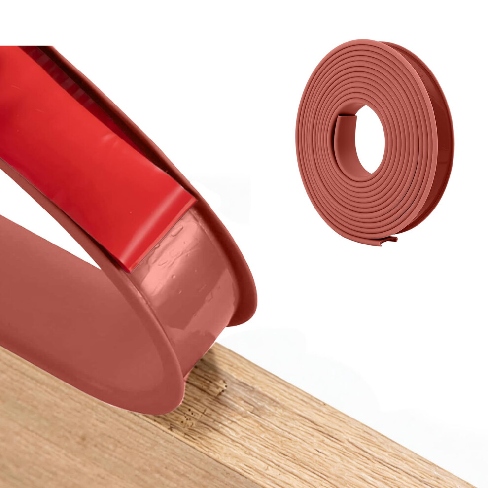 5M20mm U-Shape Flexible Furniture Edge Banding, Self Adhesive Tpe Edging Tape, Flexible Edge Protector, Veneer Edging Strip, Diy Furniture Edge Trim 5000423740748