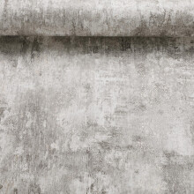 Swehooirt Concrete Wallpaper - Grey Wallpaper for Living Room, Bedroom, Fireplace - Gothic Decorative Luxury Wall Paper with Distressed Pattern, Text
