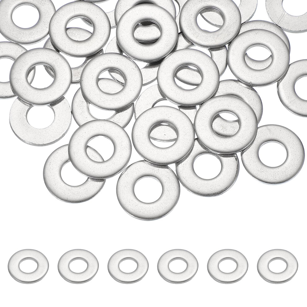 Patikil M8 X 20Mm Metal Screw Washers Set, 36Pcs 304 Stainless Steel Flat Washers For Screws Bolts Factories Home Outdoor Projects 5002774608845