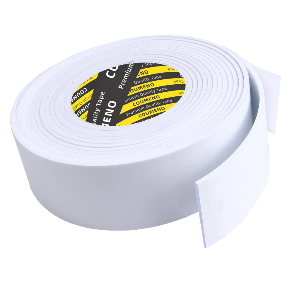 Coumeno Eva Single-Sided Adhesive Foam Tape,50Mm X 5M,3Mm Thick, Sealing Strip Foam Pad Sponge Tape Suitable For Doors And Windows Weatherproof, Self 5002322077215