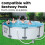 Bestway Bestway 330gal Filter Pump for Above Ground Pool, Complete Filter System for Pool 2