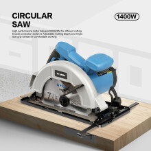 G LAXIA Circular Saw 1400W 6000 RPM HighSpeed Pure Copper Motor Electr