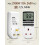 2 x NOVKIT Digital Security Timer Plug Socket Programmable Switch Timer with 10 ON-Off Programs and Random Mode for Home and Indoor (230V, 13A, 2 2