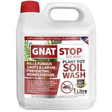 Gnat Stop Cleanse - No Gnats Anymore! - 120ml 250ml 500ml 1 litre 5 litre 10 litre - 100% Natural pest stop, Eco-Friendly Gnat Control Solution (120m