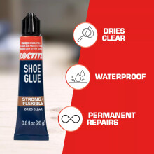 Loctite Shoe Glue Strong Flexible Fabric Glue Resistant to Water Impa