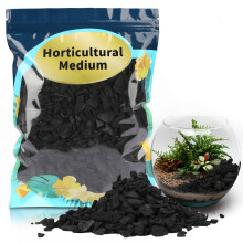 GOTVUGE Horticulture Charcoal for Plants 2L, All Natural Hardwood Charcoal, Soil Amendment for Indoor/Outdoor Plants, Orchids, Terrariums, Improves D
