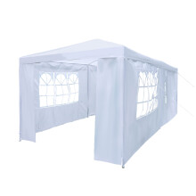 Gazebo, 3x6m Gazebo with sides, Waterproof Party Tent Marquee Awning with Powder Coated Steel Frame perfect for Parties, Birthday, Wedding, Picnics