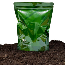 Growcery Living Soil Mix with Mycorrhizal Fungi, Worm Castings & Activated Bioch