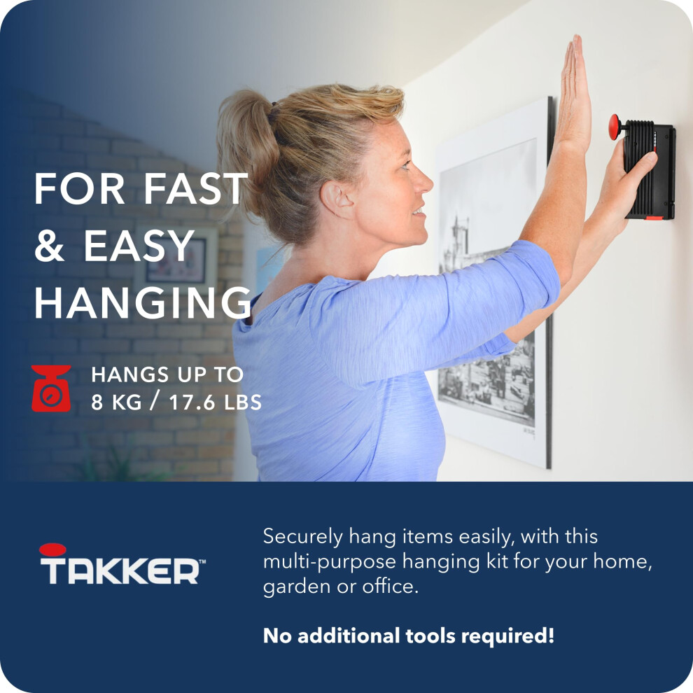 Photos - Other for Repair Takker Picture Frame Hanging Tool Kit 61 Piece No Tools Needed Eas