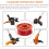 Strimmer Spool,WA0004 Spool Line Compatible with 20V Worx Grass Trimmers Replace 2
