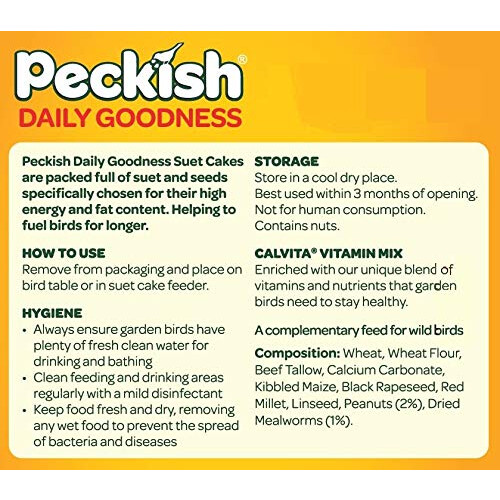 Peckish Peckish Extra Goodness Suet Cake 300g 1