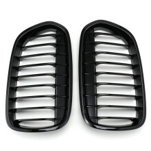 1set Glossy Black Front Kidney Grille Bumper Grille Grill for F52 1 Series 4D 2016-2020