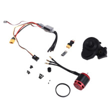 3542 1850KV Outrunner Borstlös Motor AM32 80A ESC med Remdrift Växellåda för 1/10 RC Crawler Bil SCX10 TRX4 TRX6,A