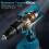Cordless Drill Set 21V Cordless Hammer Drill with 2 Batteries 2000mAh 3
