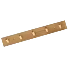 Wall Mounted Hanger Room Hooks Key Hallway Storage Holders Practical Decoration Bamboo Door Clothes Hats Robe Back Rack 5 Hooks