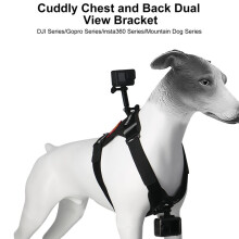Adjustable Sports Camera Holder Strap for  Hero 12 11 10 9 8 7 6 5 4 Dog Harness Chest Strap Sports Camera Holder