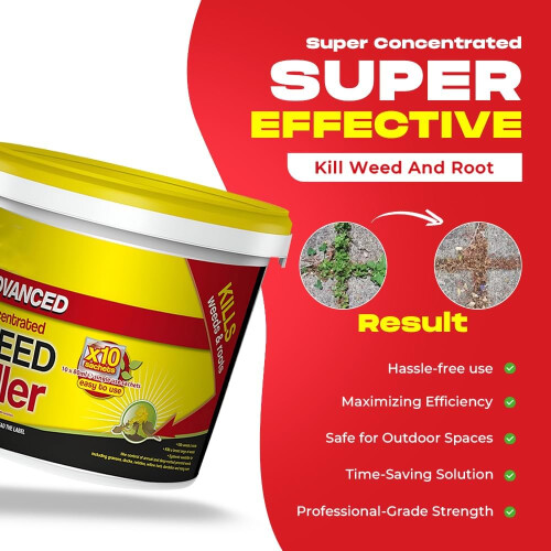 Weed Killer Advanced Concentrated 10 Sachets Extra Strong with Glyphosate Super 2