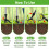 Hlayshing Weed Puller - Standing Weed Puller Stainless Steel Long Handle,Hand Standing Weeder Puller,Garden Tool with 4-Claw Weeding Head for Garden 5