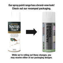 RustOleum 400ml Painters Touch Spray Paint Aerosol Satin White