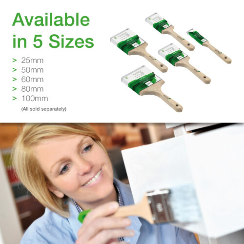 Osmo Osmo Flat Brush – Soft Tip Precision Paint Brush with Synthetic Mix Br 2