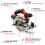 Einhell Einhell Cordless Circular Saw 165mm 18V PXC Without Battery 3