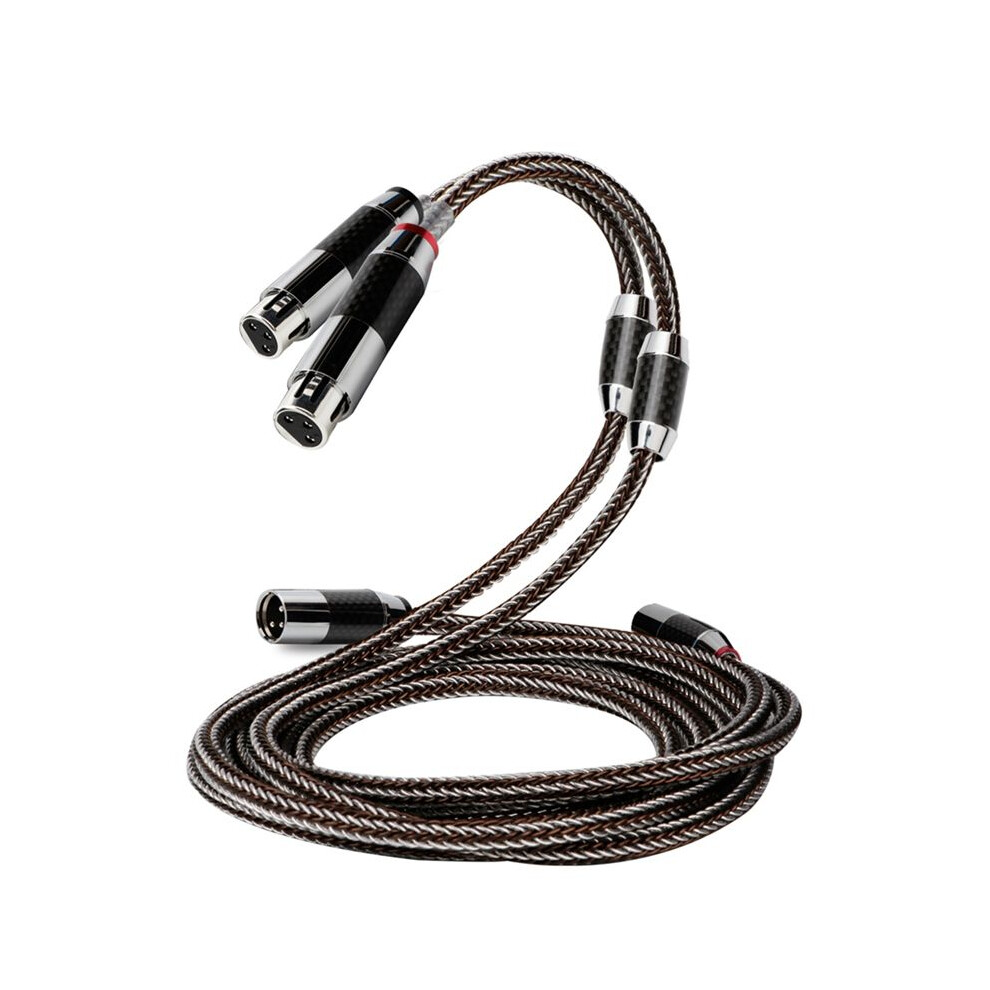 Hifi Audio Balanced Xlr Cable Male To Female Xlr Connectors Occ Mixed Plated Copper For Microphone Mixer Silver 6032281092317