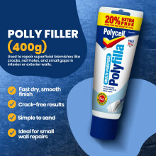 Polyfilla Wall Filler Kit 400g Ready Mixed Crack and Hole Repair Paste