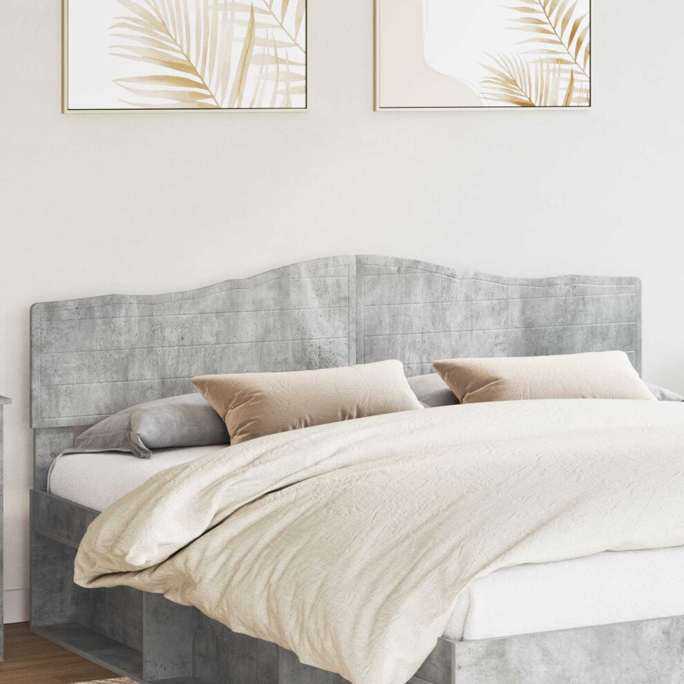 Vidaxl Headboard Concrete Engineered Wood Grey