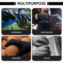 1000 x Black Disposable Gloves Small | Black Nitrile Gloves Small | Latex free Gloves | Powder Free Gloves | Black Gloves Disposable | Strong And Non