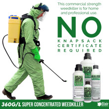 Elixir Gardens 360 g/l Glyphosate Deep Root-Killing Weed Killer (1, 360g/l Super Concentrated 250ml Bottle)
