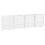 Houten veiligheidshek met stalen frame voor thuis, wit 1
