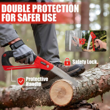 EZUVITA 180mm Folding Saw with EDC Pouch Lightweight Hand Pruning Saw