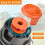 MUETKNYE Trimmer Spool Line for Worx,12 Pack WA0010 Edger Spools Replacement for 6