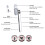uPVC Window Handle Universal Inline Locking Espag Double Glazing Window Handle 4 3