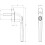 uPVC Window Handle Universal Inline Locking Espag Double Glazing Window Handle 4 4