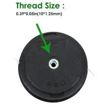 YOUSHARES Universal Strimmer Head - Petrol Strimmer Head Replacement M10 x 1.25 Left Hand Strimmer Heads for Brush Cutter, 2.4mm Grass Strimmer Strin