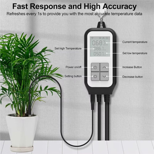 TuyaWiFi TemperatureController Socket EOP20Smart Thermostat  Heating Cool Thermometer Regulator for Incubation(EU) 1