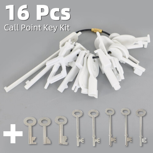 Fire Brigade  Alarm Test Key Set 24Pcs Universal Kit 16 Call Point Tes 2