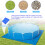 Pool Ground Cloth, Ynzeyx Rectangular Swimming Pool Mat for Frame Pool & Above G 3