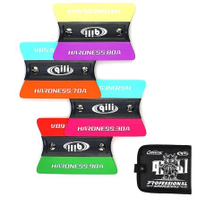Qili Magnetic PPF Squeegee Vinyl Wrap Tool 30A-90A Hardness Soft TPU Car Tint Tools with Bag 4Pcs