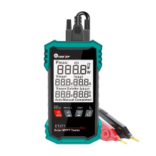 TOOLTOP Testeur de Puissance Solaire MPTT ET271, Écran 3,2 Pouces, 2000 W, Mesure de Puissance Photovoltaïque Pmax, Voc et Isc