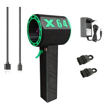 X64 Blower Handheld Turbo Jet Fan 64mm Brushless Powerful 1400G Thrust 1000W Highpower Turbo Fan Car Air Blower EU Plug