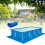 Pool Ground Cloth, Rectangular Pool Ground Mat for Frame Pool, Foldable Swimming Pool Liner Pad for Inflatable Pools, Floor Protector Cloth for Paddl 6