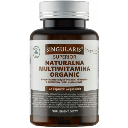 Singularis Naturalna Multiwitamina Organic 60 kapsułek