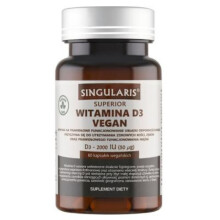 Singularis Witamina D3 2000 Vegan 60 kapsułek