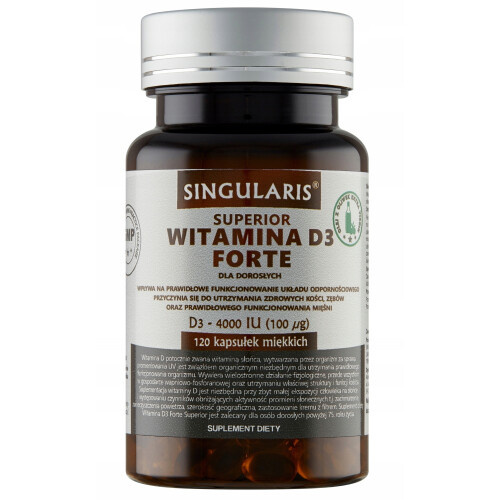 Singularis Witamina D3 4000 Forte 120 kapsułek