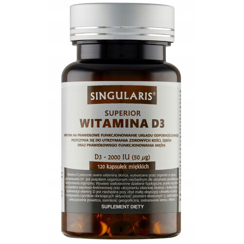 Singularis Witamina D3 2000 Superior 120 kapsułek