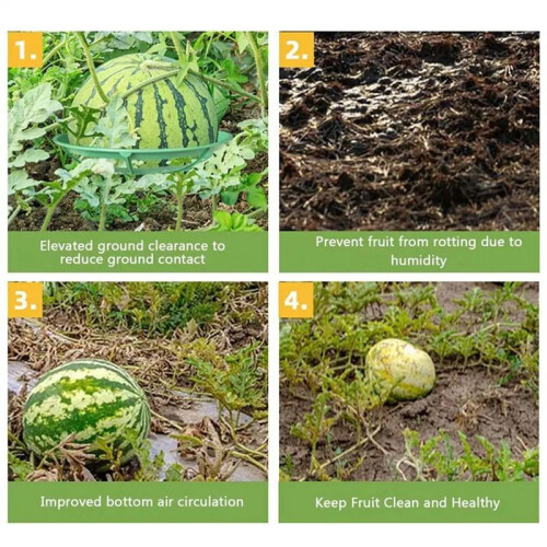 Strawberry Support Squash Protector Stand Garden Pumpkin Support Stand Trellis Avoid Ground Rot for Watermelons Squash 2