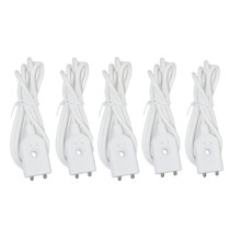 Set van 5 Waterlekmelders met Slimme Waterleksensor en 1 Meter Kabel voor Thuis, Badkamer en Keuken.